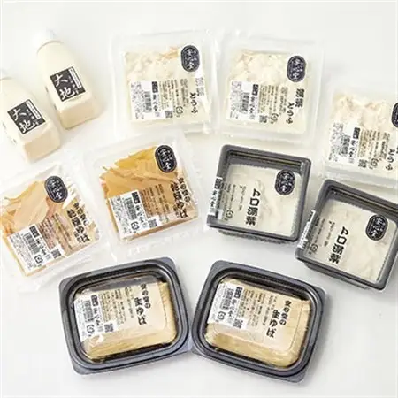 湯葉の貴婦人　　四種の湯葉関連製品と成分無調整豆乳のお楽しみセット【配送不可地域：離島・北海道・沖縄県・東北】【1293158】