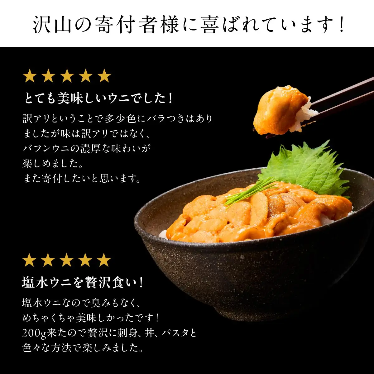 訳あり  ≪規格外品200g≫ 無添加エゾバフンウニ 塩水パック 200g  【mh-0479_B】