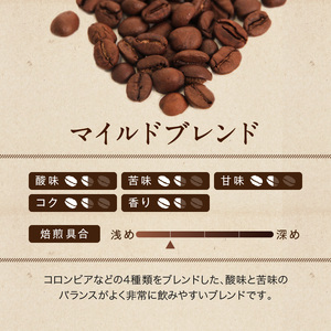 コーヒー 粉 ブレンド 4種セット 各500g×4袋 計2kg [ゴールド珈琲 大阪府 守口市] [2630]