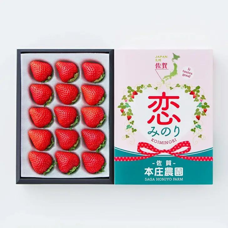 【贈答品】 特別栽培 イチゴ 恋みのり 化粧箱 （450g）×1箱 12月下旬～4月発送 苺 いちご フルーツ 果物 贈答 ギフト プレゼト 佐賀県 佐賀市：B145-030