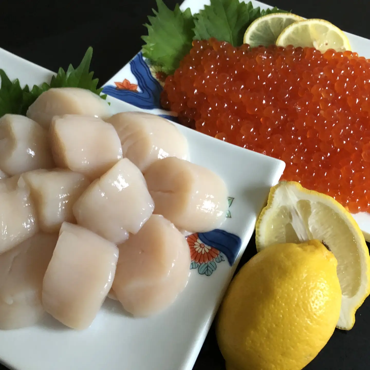 定期便「3回」刺身帆立＆イクラ醤油漬けセット(オホーツク海産・網走加工) ABAO2052