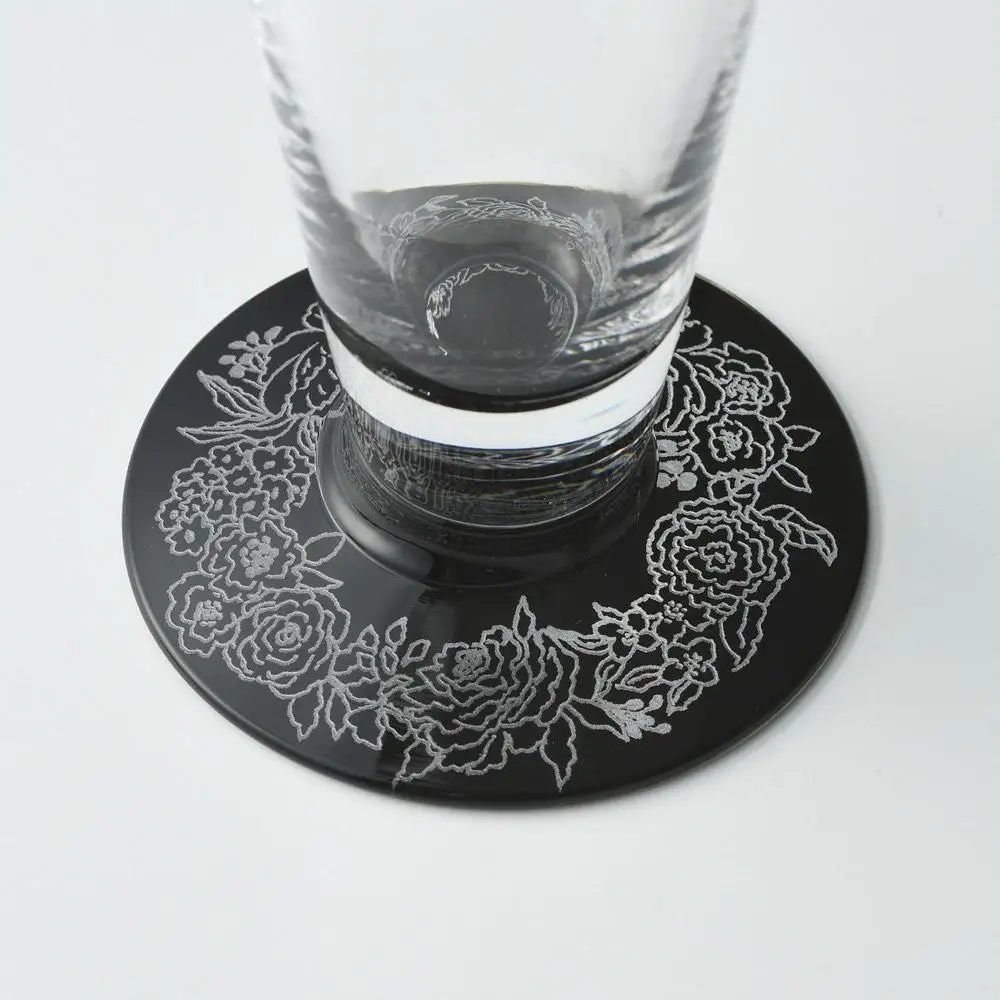 ぬりもん de Verre ピルスナーグラス 蒔絵 ボタニカル  銀