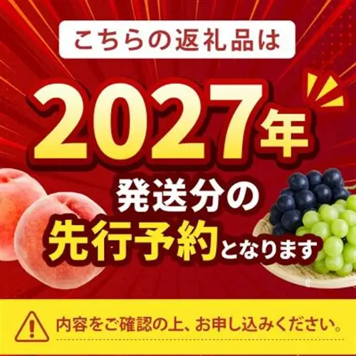 2027年発送先行受付【海外セレブ絶賛】糖度16度以上わずか5%しか収穫されない樹上完熟ブランド桃【配送不可地域：離島・北海道・沖縄県・中国・四国・九州】【1464204】