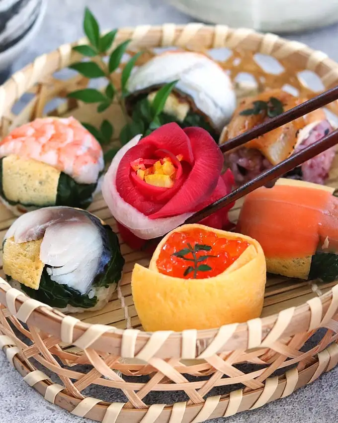 うるわし手鞠わさび葉寿し 15個入 近鉄百貨店 奈良店 寿司 すし お寿司 わさび てまり 寿司 手鞠寿司 手まりH-117