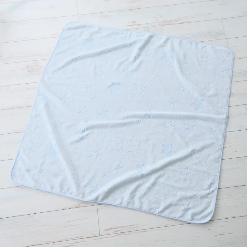 【高島屋選定品】泉州タオル おくるみ１枚（ブルー）
