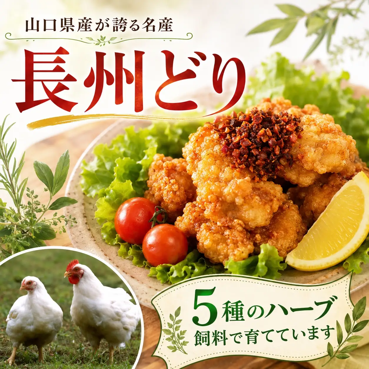 【定期便3回】長州どり もも 切り身 合計1.8kg (300g×6パック)