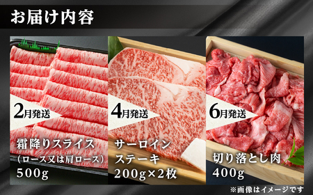 《まるごと定期便》6回 偶数月 厳選 お届け 飛騨牛 定期便 [S632]
