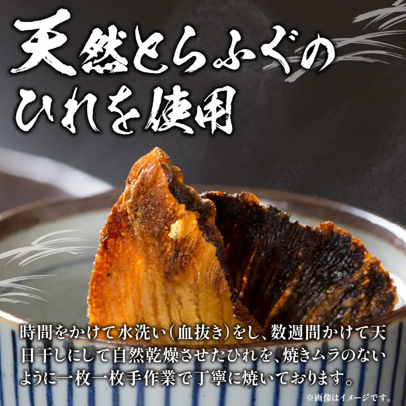 ＜期間限定＞天然とらふぐ ひれ酒用 焼きひれ 焼きひれ_B149-004