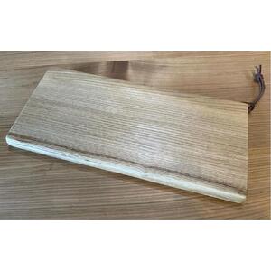 キャンピング カッティングボード 木製（クリ）まな板 アウトドア用品 キャンプ 料理 調理道具□