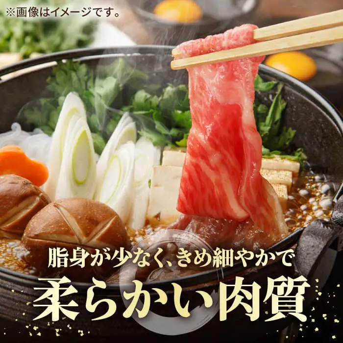 【全3回定期便】 《A4～A5ランク》壱岐牛 赤身 400g（すき焼き・しゃぶしゃぶ用）《壱岐市》【壱岐市農業協同組合】 肉 牛肉 赤身 すき焼き しゃぶしゃぶ 薄切り 赤身 [JBO110] 51000 51000円
