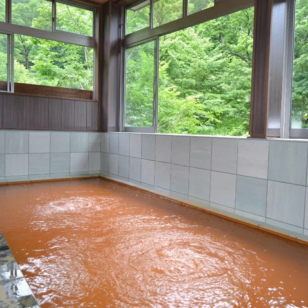 【赤褐色の秘湯入浴券付】天狗温泉浅間山荘ロフト付きコテージ宿泊券 旅行券 9名分 食事なし 