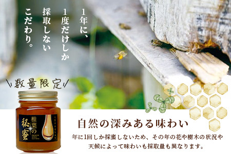 【秘境を味わう】【7営業日以内発送】椎葉の秘蜜 【150g×2本】国産天然はちみつ【数量限定】蜂蜜 はちみつ ハチミツ 養蜂 国産 天然 百花蜜 希少 150g 300g MS-08
