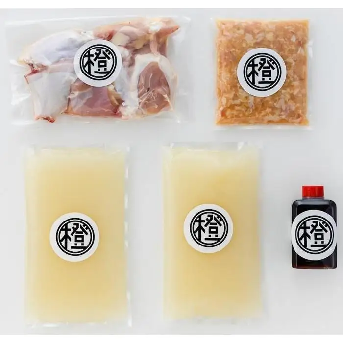 本格派 水炊きセット(骨付き)　2～3人前