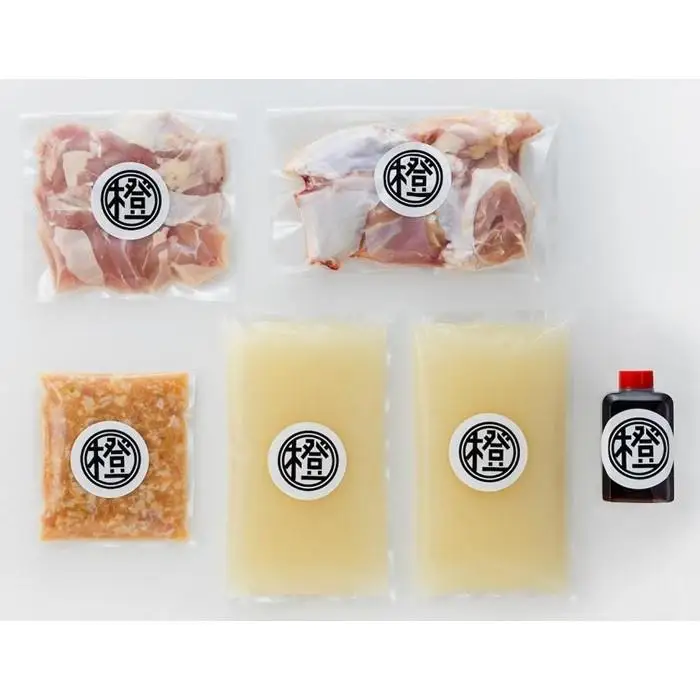 たっぷり鶏肉 水炊きセット(骨付き&骨なし) 　3～4人前