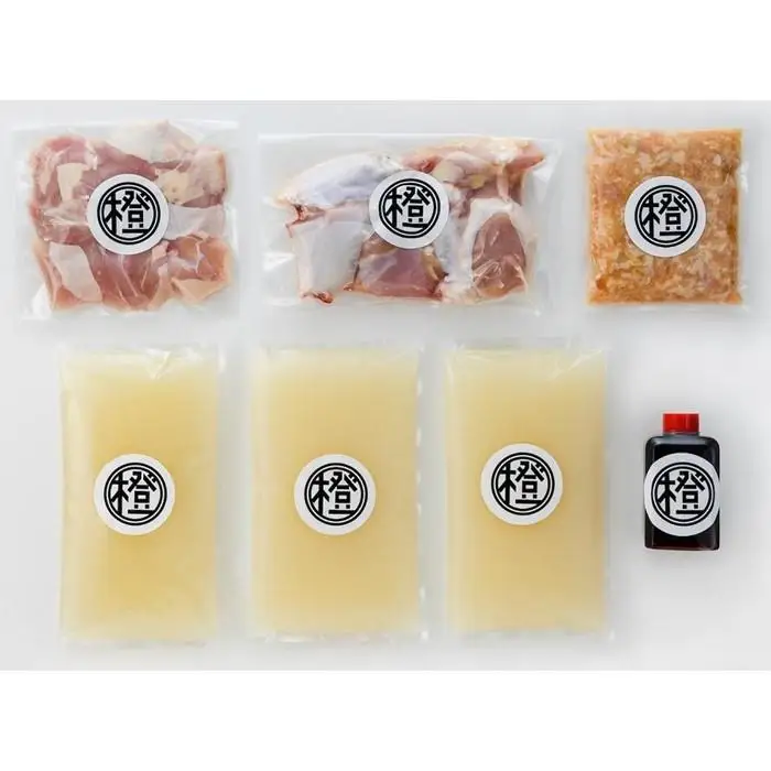 スープたっぷり 水炊きセット(骨付き&骨なし)　4～5人前