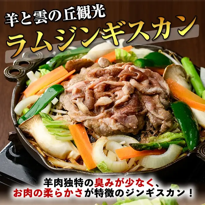 ＼テレビで紹介されました／ 羊飼いの家 特製 ラム ジンギスカン(750g×2袋) 羊 羊肉 ラム肉 冷凍 焼肉 ジンギスカン ラムジンギスカン 醤油ベース タレ 味付き BBQ バーベキュー 【羊と雲の丘観光】【B7031】