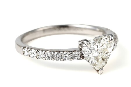 【一点もの】ダイヤモンド（1.09ct）プラチナリング　R72　K05103-H