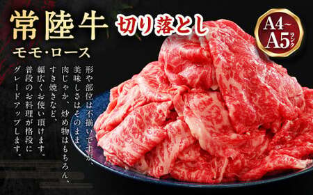 【定期便 2ヶ月】【常陸牛】切り落とし 900g 合計1.8kg（茨城県共通返礼品 茨城県産）