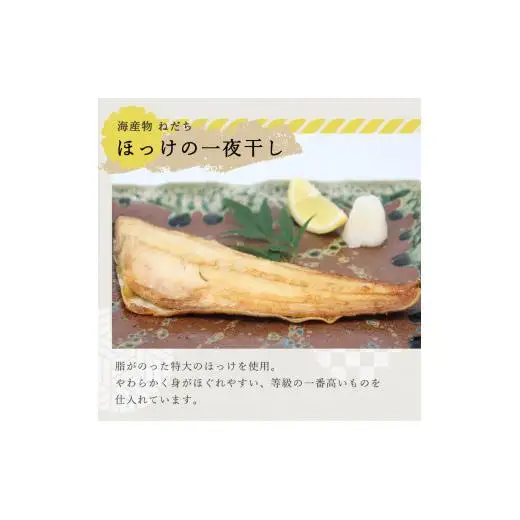 ねだち　自家製一夜干し詰合せ