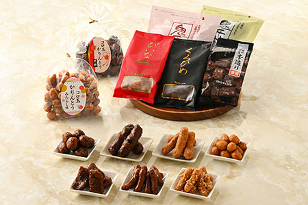 ミヤト製菓　お米の油の二度揚げかりんとう　5種＋食べきりサイズ2種 (7袋セット) ※着日指定不可 _EF03