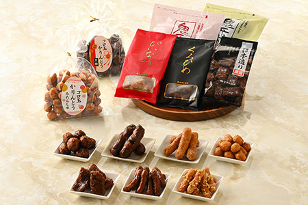 ミヤト製菓　お米の油の二度揚げかりんとう　5種＋食べきりサイズ2種 (14袋セット) ※着日指定不可 _EF04