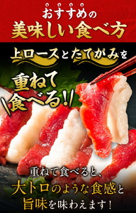 馬刺し 国産 上ロース馬刺しセット 合計400g 50g小分け《3-7日以内に出荷予定(土日祝除く)》 