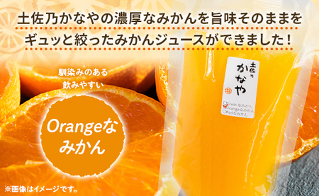 土佐乃かなやのみかんジュース Orangeなみかん 合計9本 -  柑橘 ミカン 果物 フルーツ 濃厚 果汁 100％ ストレート 飲料 合同会社Benifare 高知県 香南市 be-0080