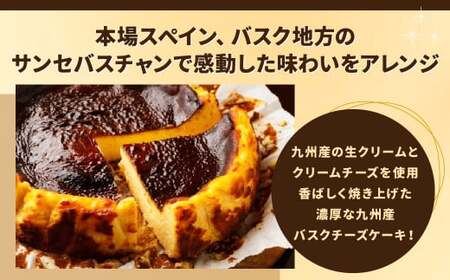 サンセバスチャン風 ミニバスク チーズケーキ 180g×3個 無添加