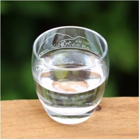 蓼科湖グラス　縄文のビーナス「月影」　 冷酒グラスK-17_雑貨・日用品 グラス・カップ 食器 _【1472294】