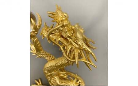 ［高岡銅器］ 皇龍(こうりゅう) 本金箔 インテリア 工芸品 装飾品 民芸品 伝統技術  FAD-1243