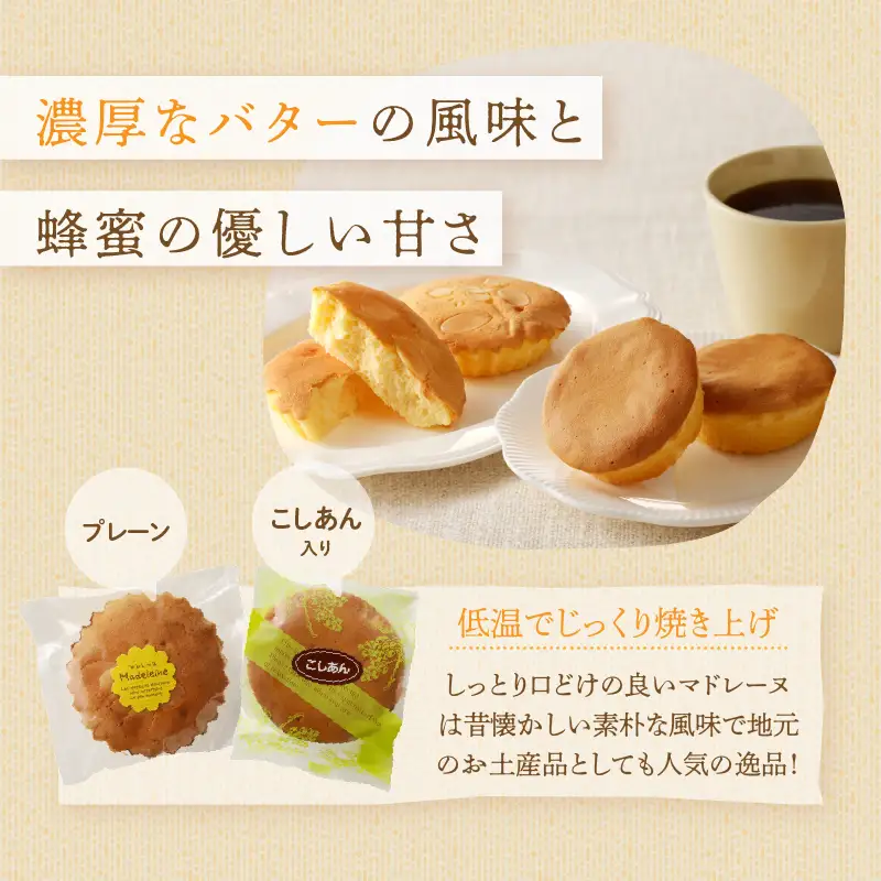 【2週間以内発送】老舗菓子舗のマドレーヌ2種セット(合計10個) 焼き菓子 スイーツ 詰め合わせ 洋菓子_T035-0066