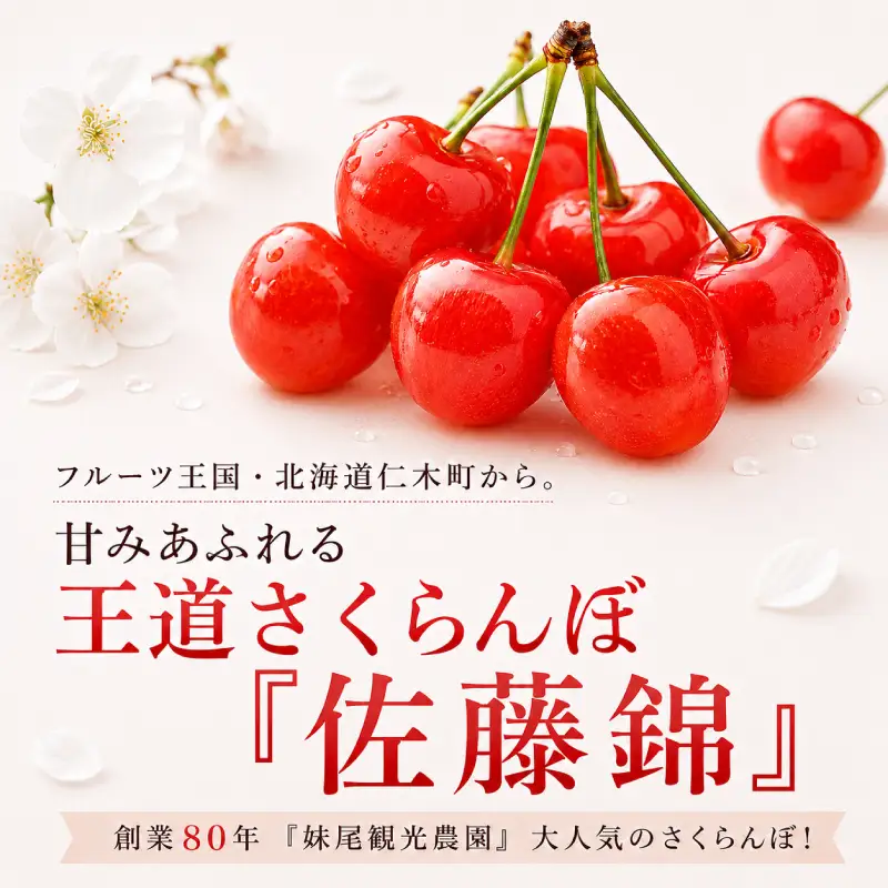 さくらんぼ 500g 佐藤錦 M-L混合 サクランボ