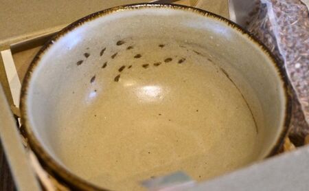 コラボ商品　米の飯より思し召し(茶碗)×宮津産お米セット　食器 皿 器 日本製 焼き物 京都 ギフト プレゼント 陶器 米 玄米色（ベージュ）