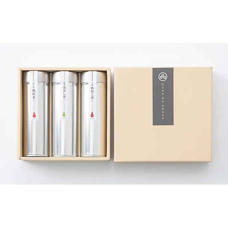 厳選ティーバッグ3缶詰め合わせ(棒ほうじ茶/和紅茶/深蒸し茶） 日本茶専門店厳選 お茶 芳ばしい香り ほのかな甘み 日本茶 香り高い 優しい味わい まろやか 旨味 