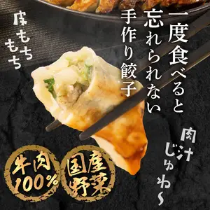 牛肉100％の餃子　華永の華々餃子×かぼす餃子　14個入り各1パック A07004