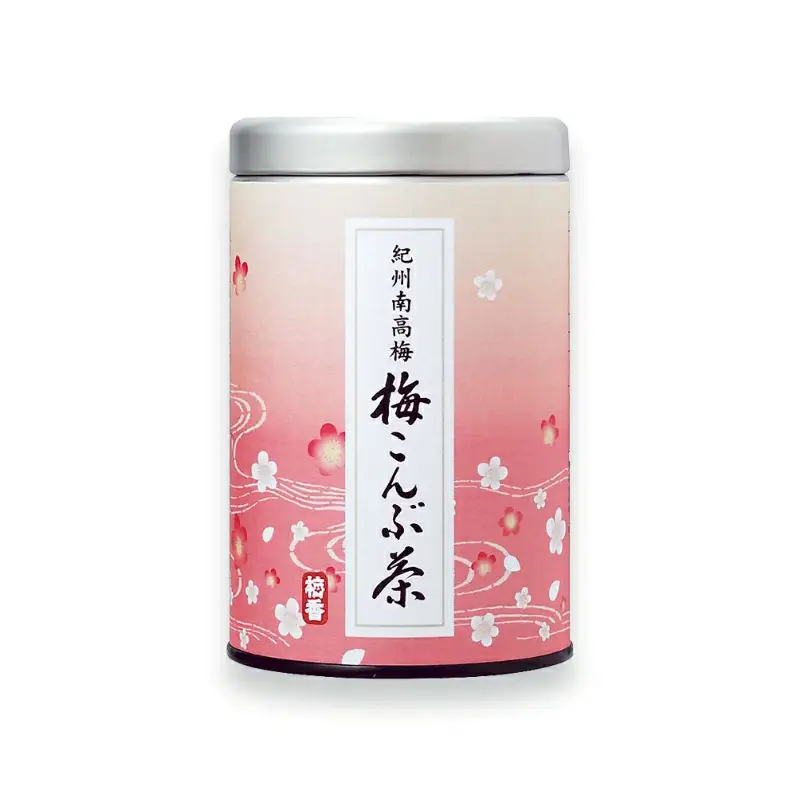梅こんぶ茶85g×2 / 紀州南高梅 梅 乾燥梅 昆布 お茶 クエン酸 缶 化粧箱 和歌山 田辺市 【umk008-1】