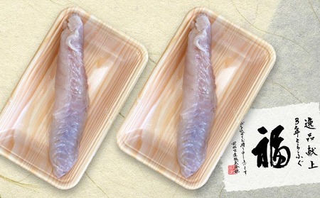 【冷凍】淡路島3年とらふぐ（活上身/片身）2Pセット