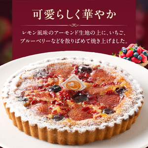赤い実のタルト18㎝ タルト ケーキ 焼き菓子 ドイツ菓子 誕生日 おやつ スイーツ 洋菓子 贈り物 手土産 冷凍 お取り寄せ お取り寄せスイーツ デザート 奈良県 生駒市 送料無料