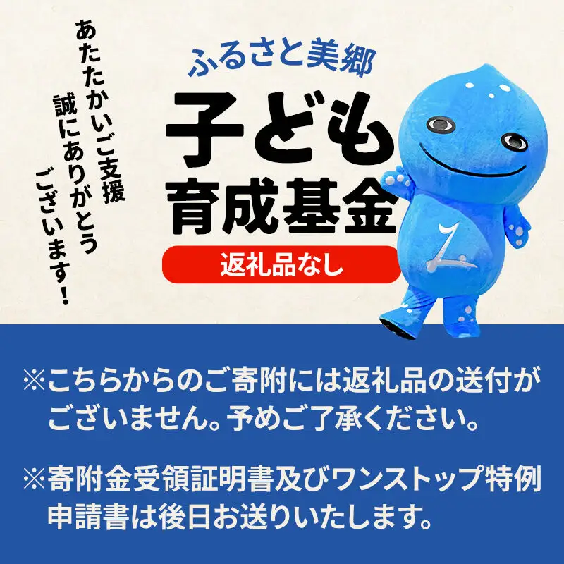 《返礼品なし》ふるさと美郷子ども育成基金 1口5,000円分