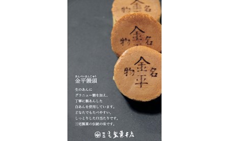 饅頭 金平饅頭 三宅製菓本店 白餡 饅頭【10個入り】