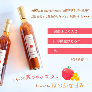 りんご酢 500ml×2本 ギフトセット りんご 酢 完熟りんご 山形 中川果樹園　025-G-NG003