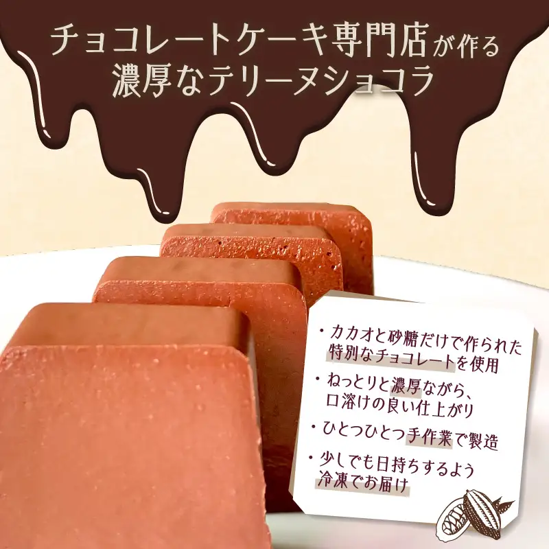 【 洋菓子 】 テリーヌ ・ ショコラ K119-002 冷凍
