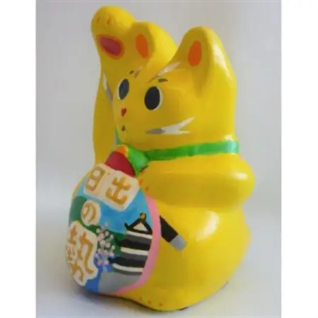 開運!招き猫ひーにゃん(別府湾4)AN09_猫雑貨 置物 猫グッズ ハンドメイド  開運  猫  まねき猫  招福  インテリア  お土産  ネコ_【1481623】