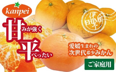 【2027年先行予約】訳あり 甘平 約2kg 家庭用 【2027年2月上旬以降発送予定】 みかん 愛媛 人気 サイズミックス 柑橘 伊予市｜B234
