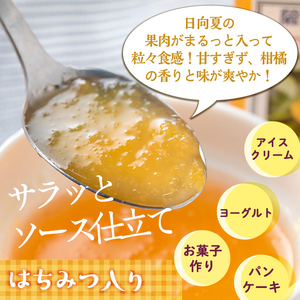 isa549 手作りはちみつ入り日向夏マーマレード(計6個・各140g) 日向夏 加工食品 果物 フルーツ 詰め合わせ 果肉 柑橘 低糖 ハンドメイド ジャム ギフト【薩摩美食倶楽部】