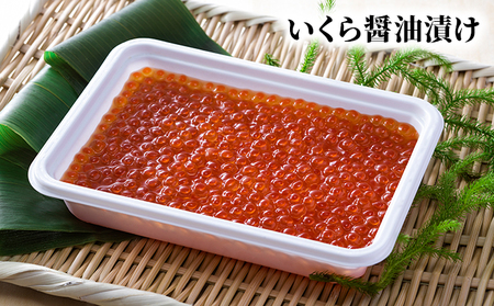 北隆丸自慢のいくら醤油漬け200g・鮭切身3尾の親子セット オホーツク枝幸産【 いくら イクラ 鮭 サケ サーモン 鮭卵 魚卵 魚貝 魚介 加工食品 北海道 オホーツク 枝幸 】