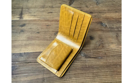 【9色から選べるカラー】レザー折り財布  小物 レザー 牛革 革  日本製 ハンドメイド 財布 本革 H179-010