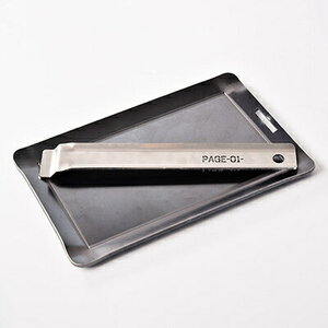 PAGE -ONE CRAFTER'S 鉄板 グリル プレート ハンドル付き 223m×146mm×3.2mm ケース付き グリル プレート グリル プレート プレート グリル 鉄板 