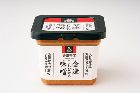 会津こしひかり味噌 500g×4個｜會津 みそ 調味料 お味噌 [1005]
