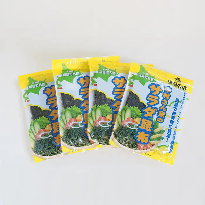 【海峡の逸品】使いやすい！千切り昆布4枚×4パック FKM001